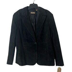 i.e. Woman NEW Soft Suede Black Jacket‎ Blazer Size 1X
